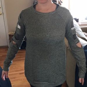 Pinkblush Forest Green Maternity Sweater Size S